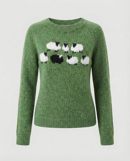 Eleganter Frauenpullover Klassisch Modern