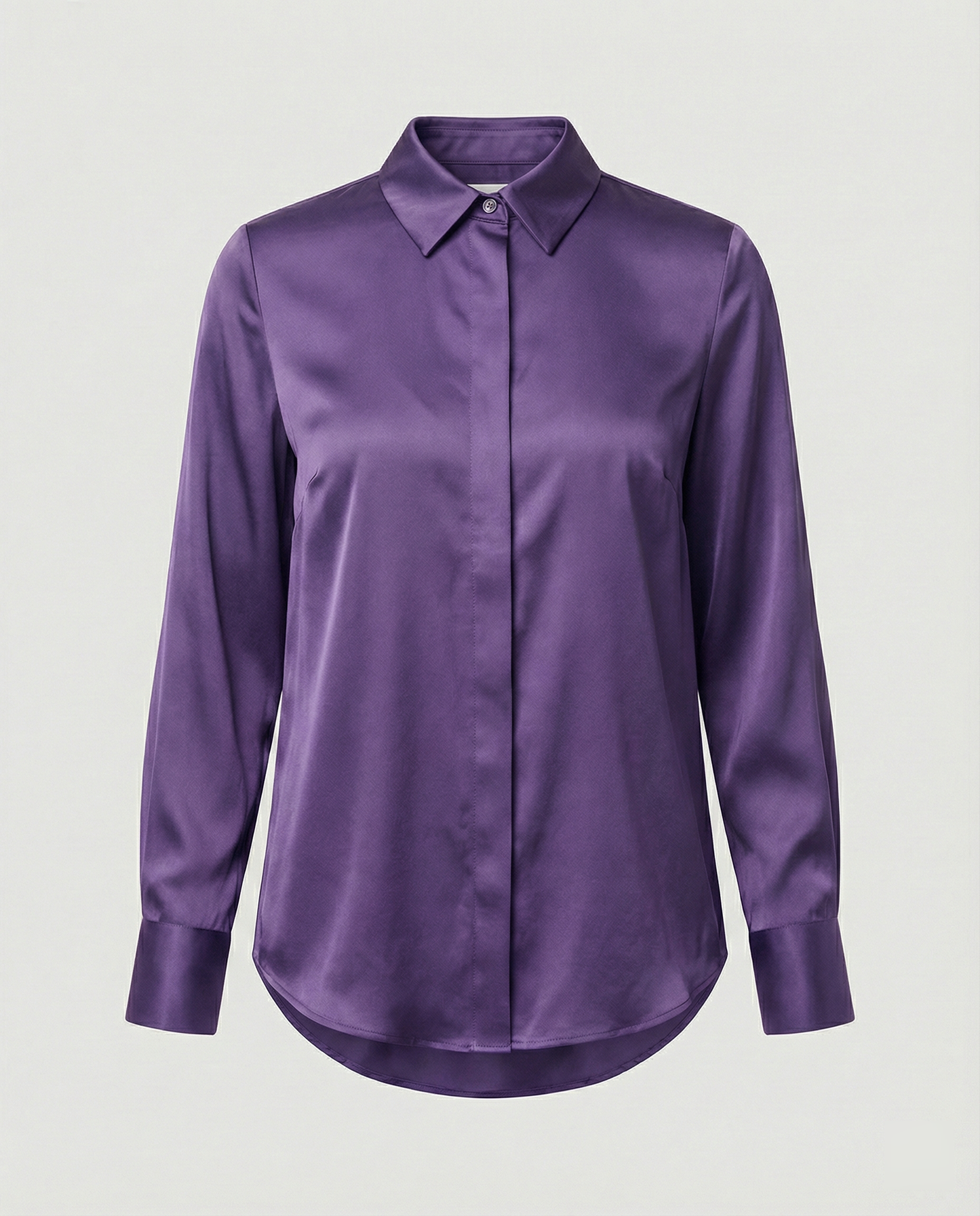 Elegante Damenbluse Satin Klassiker Zeitlos Modern