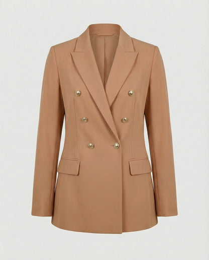 Damen Blazer Doppelreihig Modern Elegant