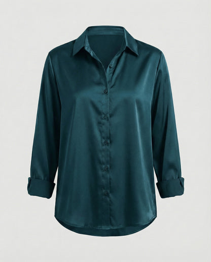 Damen Bluse Top Elegant Kurzarm
