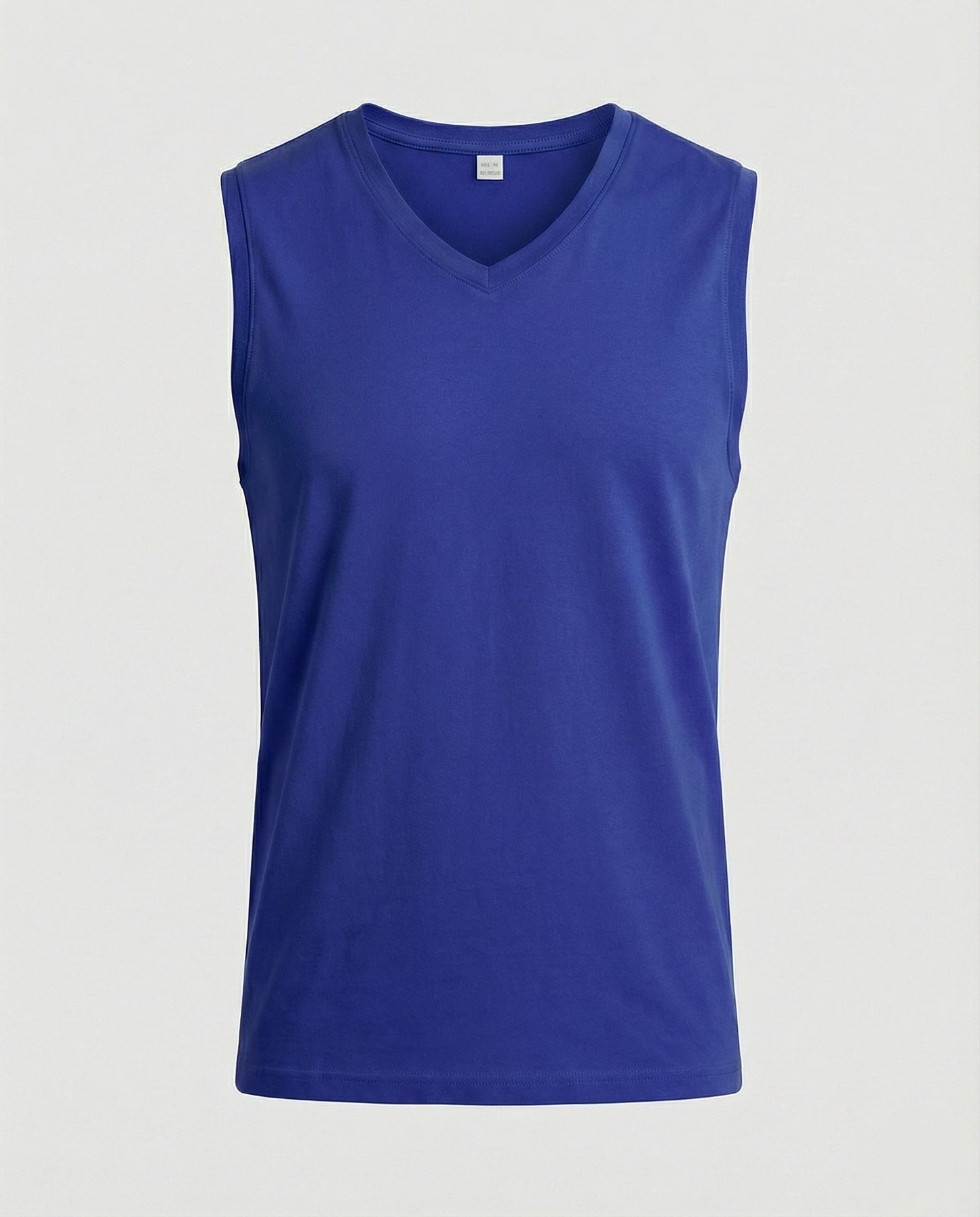 Herren Tanktop Ärmellos Stretch V-Ausschnitt Sportlich