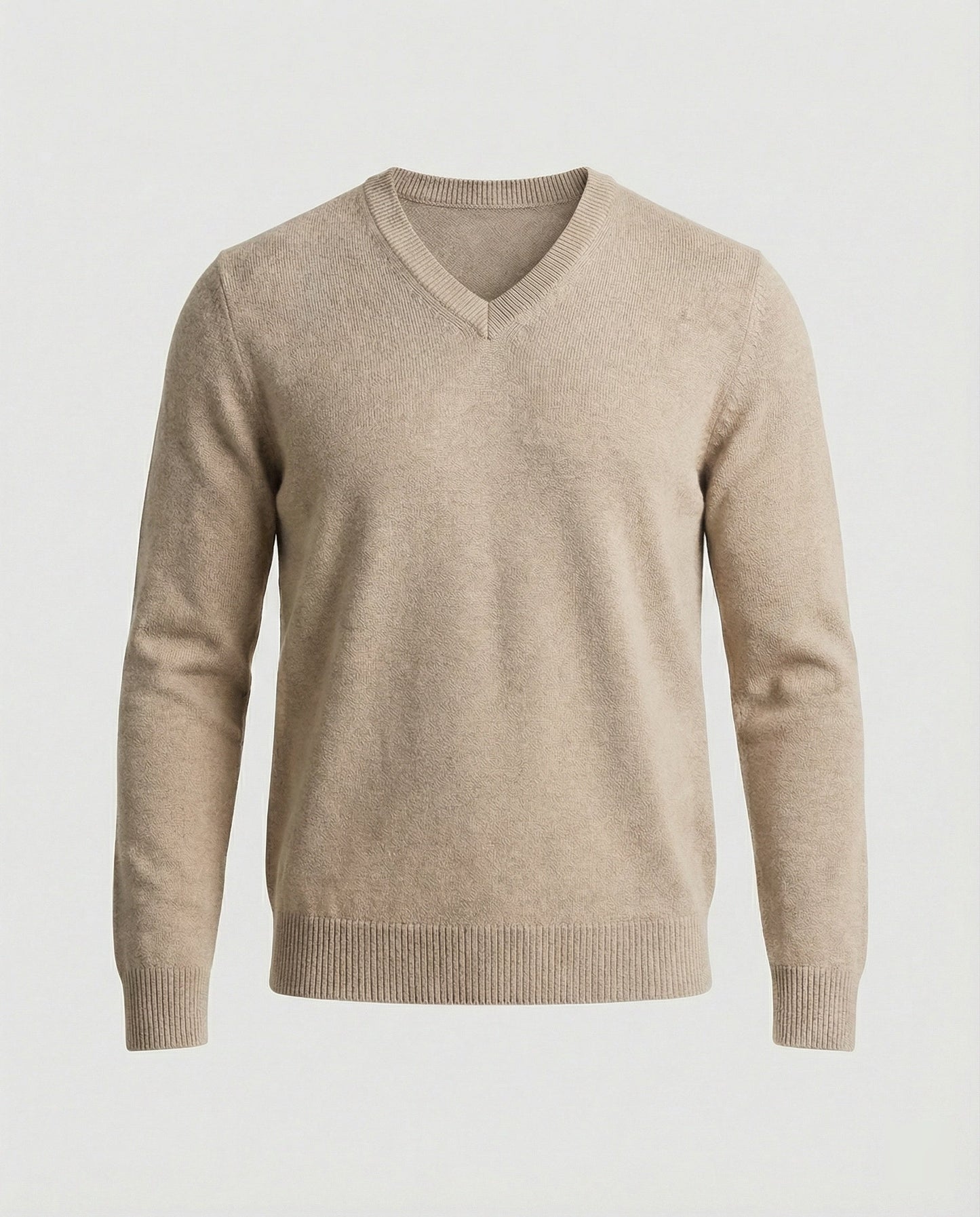 Feinstrick Pullover V-Ausschnitt Herren