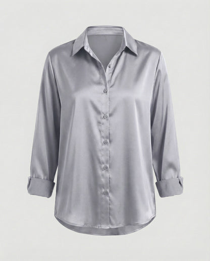 Damen Bluse Top Elegant Kurzarm