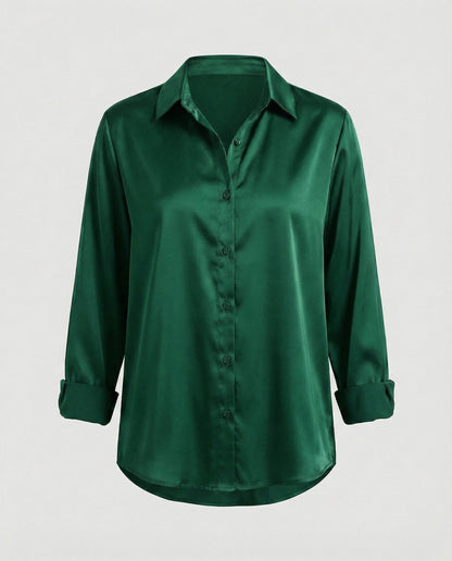 Damen Bluse Top Elegant Kurzarm