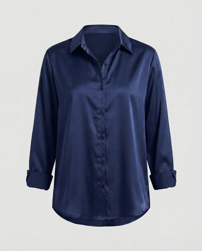 Damen Bluse Top Elegant Kurzarm