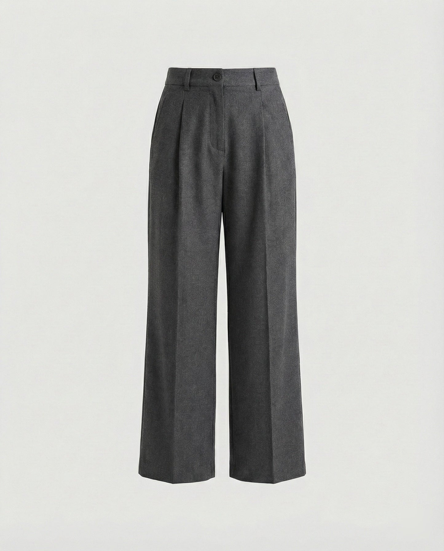 Damen Anzughose High Waist Elegant Faltenrock Hose