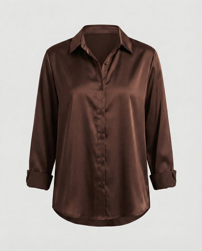 Damen Bluse Top Elegant Kurzarm