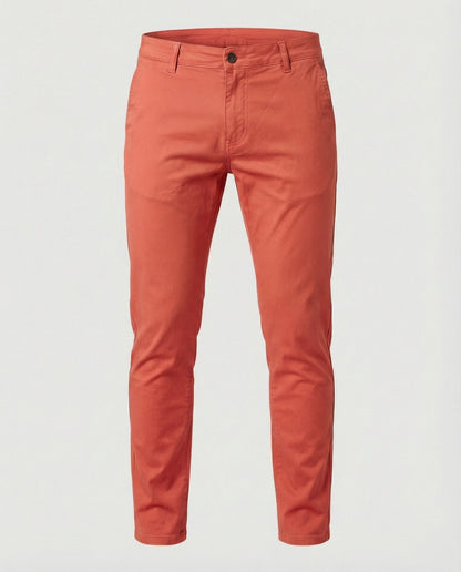 Herren Chino Slim Fit Hose Elastisch Bequem