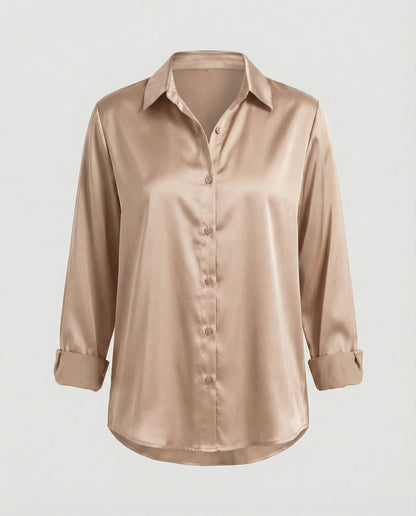Damen Bluse Top Elegant Kurzarm