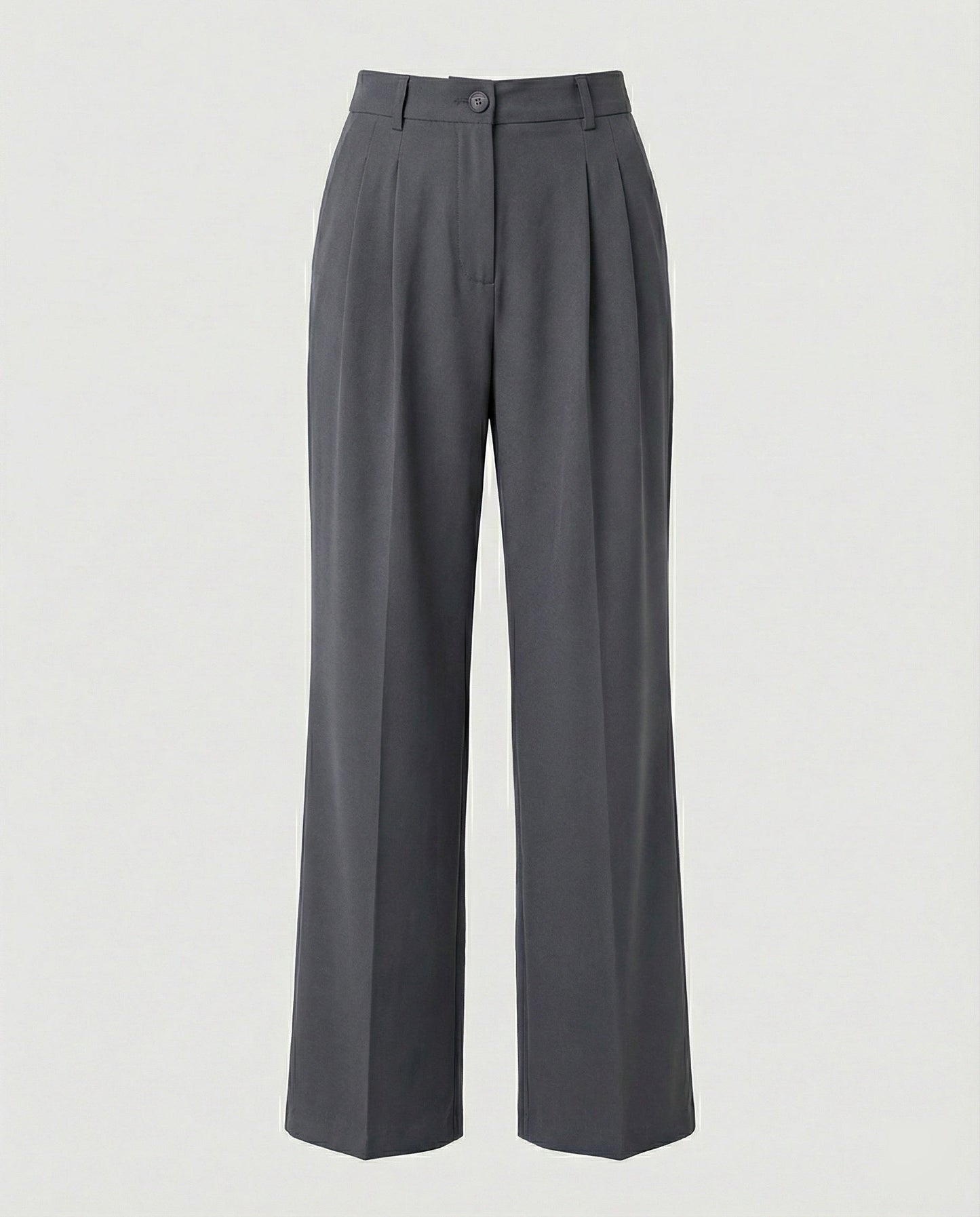 Damen Hose Weite Bequem Hochtailliert Komfort
