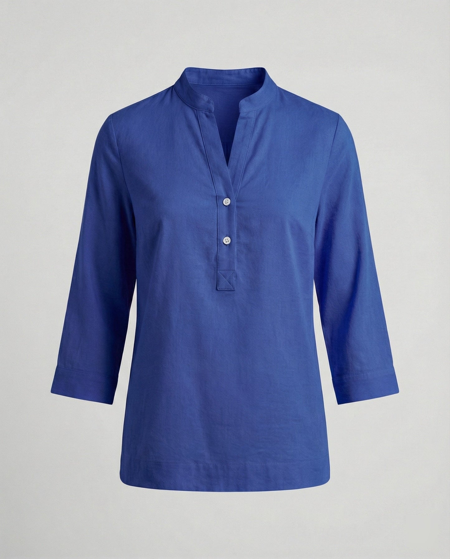Elegante Damen Bluse Stehkragen Modern