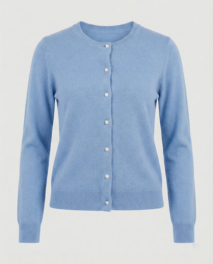 Damen Cardigan Weich Feinstrick Mit Knöpfen Elegант