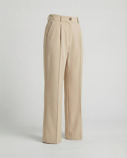 Elegante Damen Marlenehose Weitbeinig Damen Hose