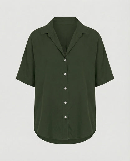 Damen Bluse Top V-Ausschnitt Elegant