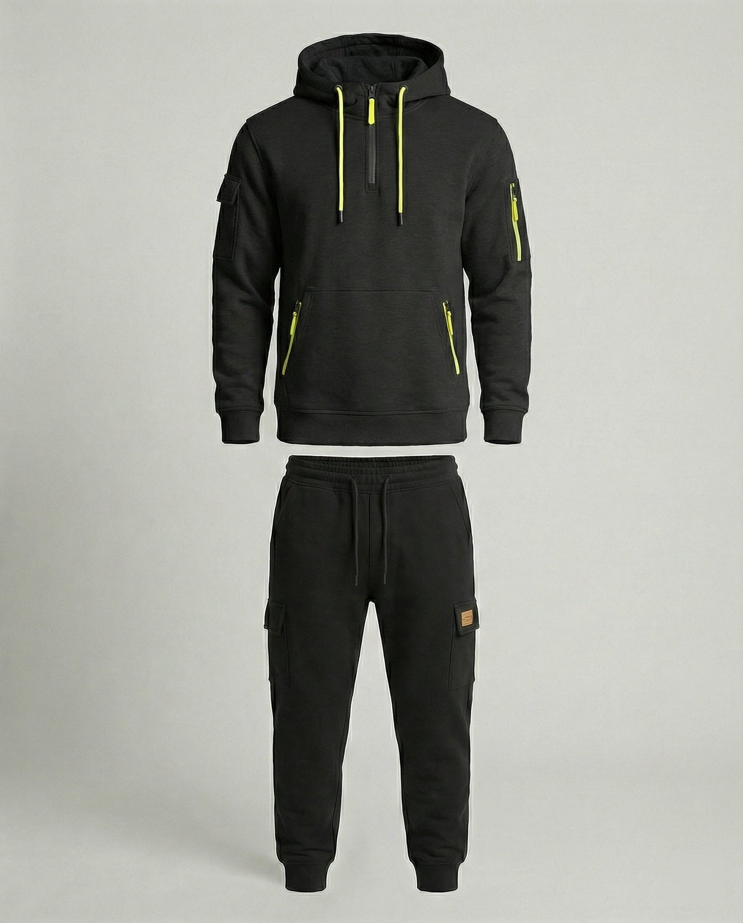 Herren Sportbekleidung Set Hoodie Jogginghose Funktionsshirt