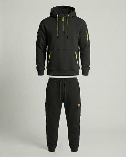Herren Sportbekleidung Set Hoodie Jogginghose Funktionsshirt