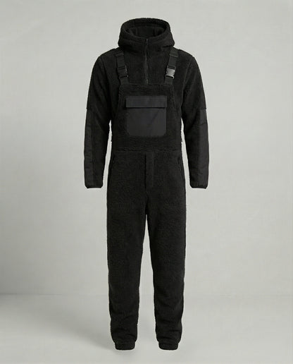 Herren Steppoverall Bequem Kapuze Verstellbar