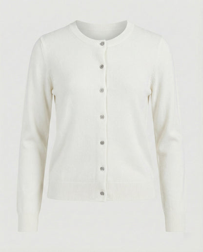 Damen Cardigan Weich Feinstrick Mit Knöpfen Elegант