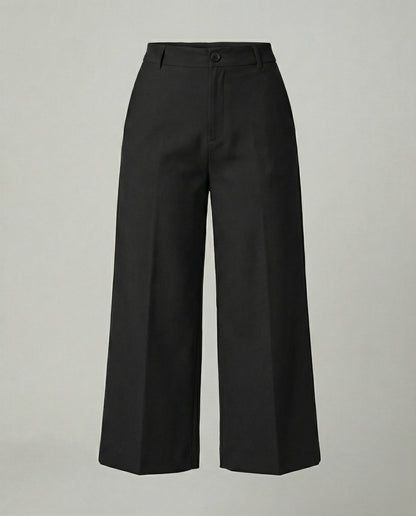 Damen Stoffhose Weite Bequem Klassisch