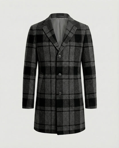 Herren Mantel Winter Elegant Lang