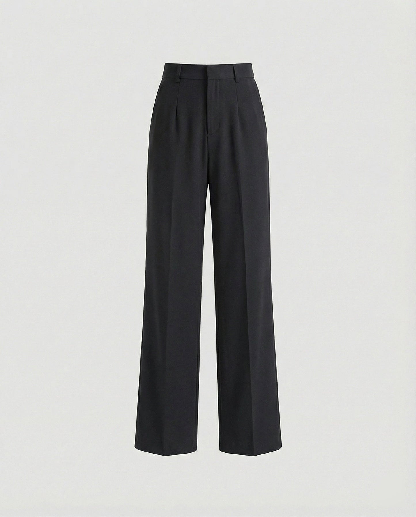 Weite Damen Stoffhose mit Bügelfalte Elegant