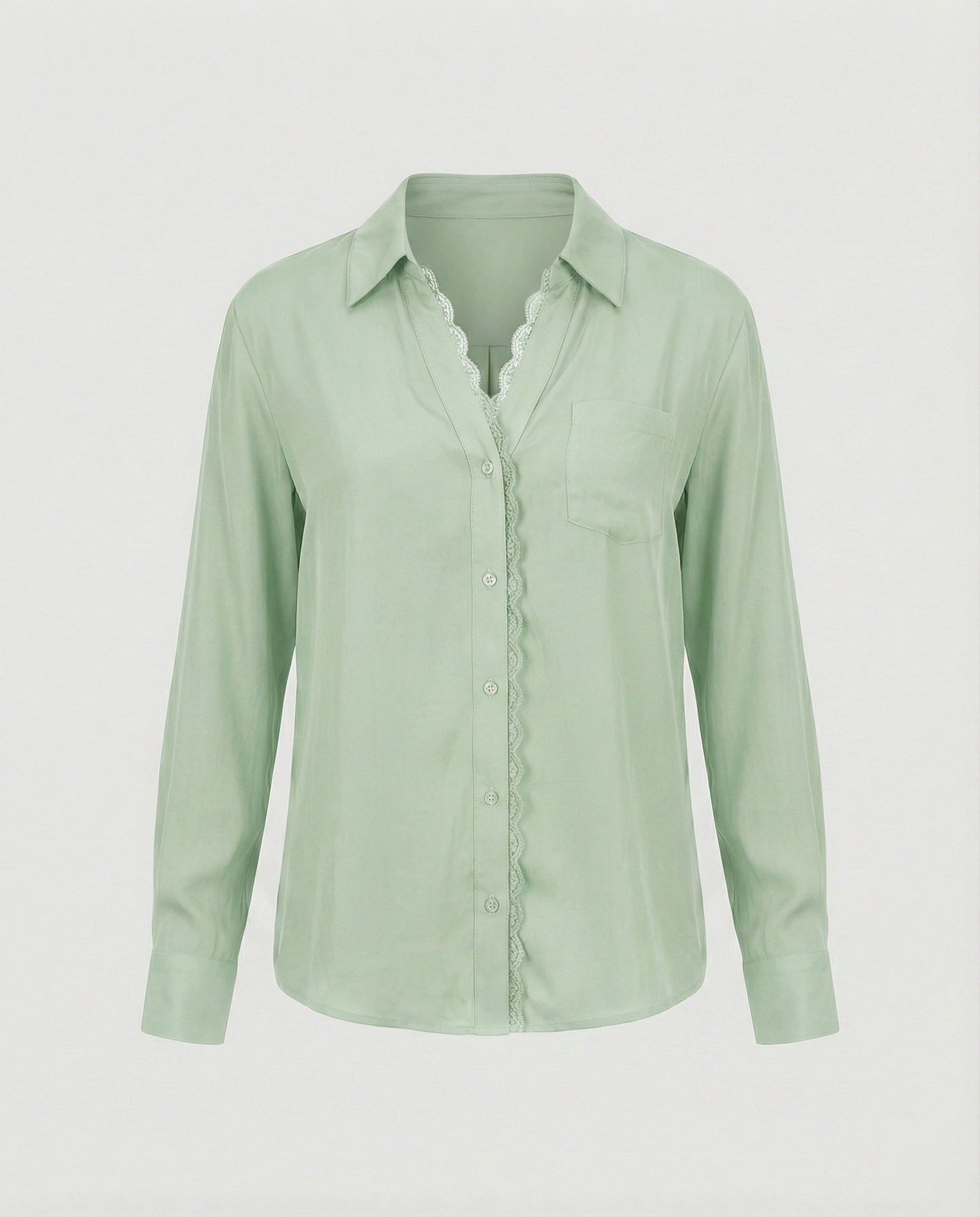 Damenbluse Spitze Elegant Frauenbluse