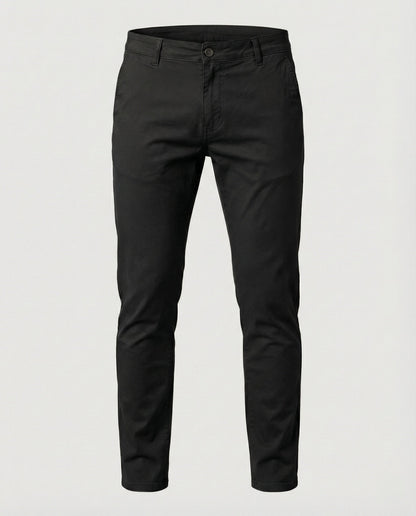Herren Chino Slim Fit Hose Elastisch Bequem