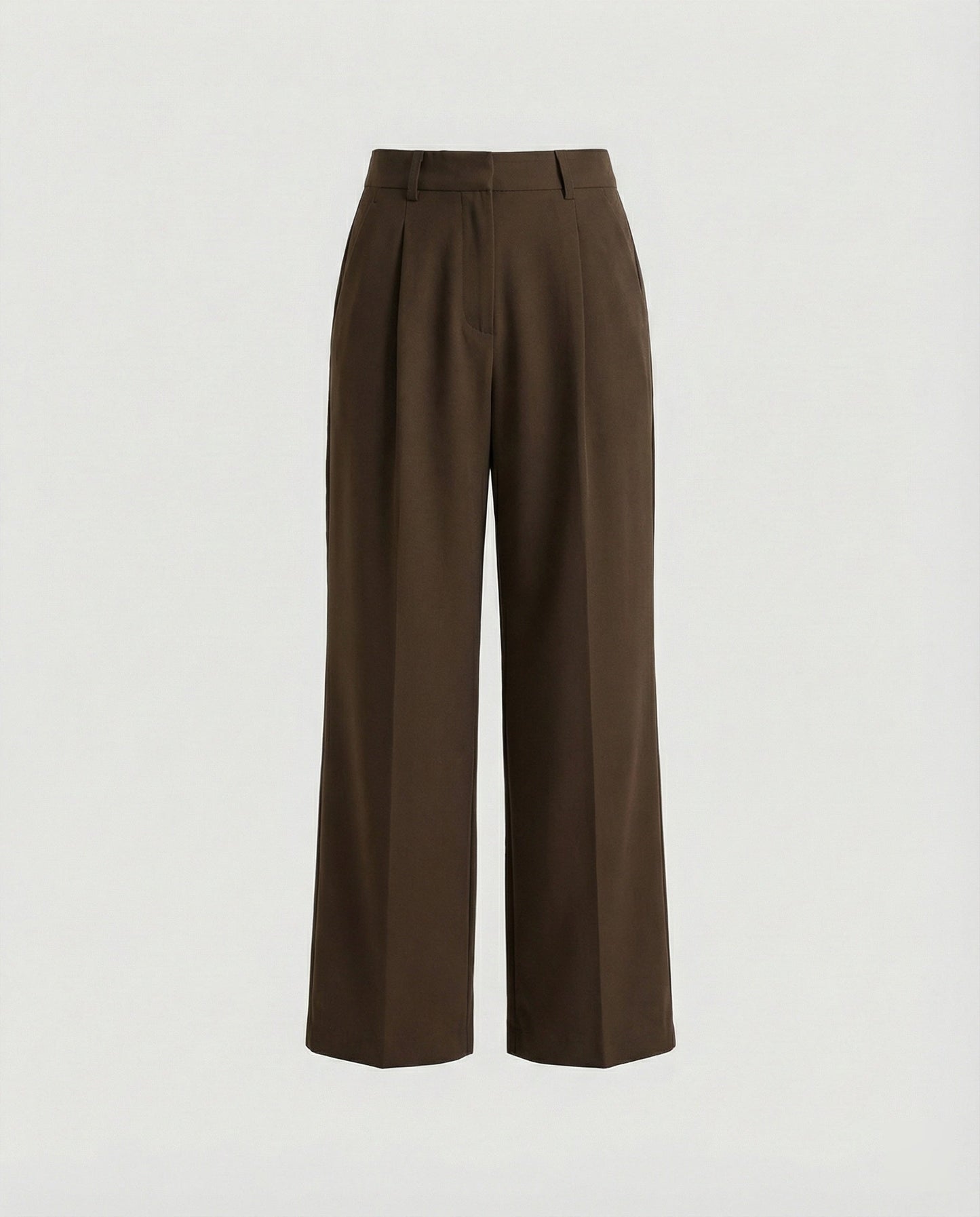 Damen Anzughose High Waist Elegant Faltenrock Hose