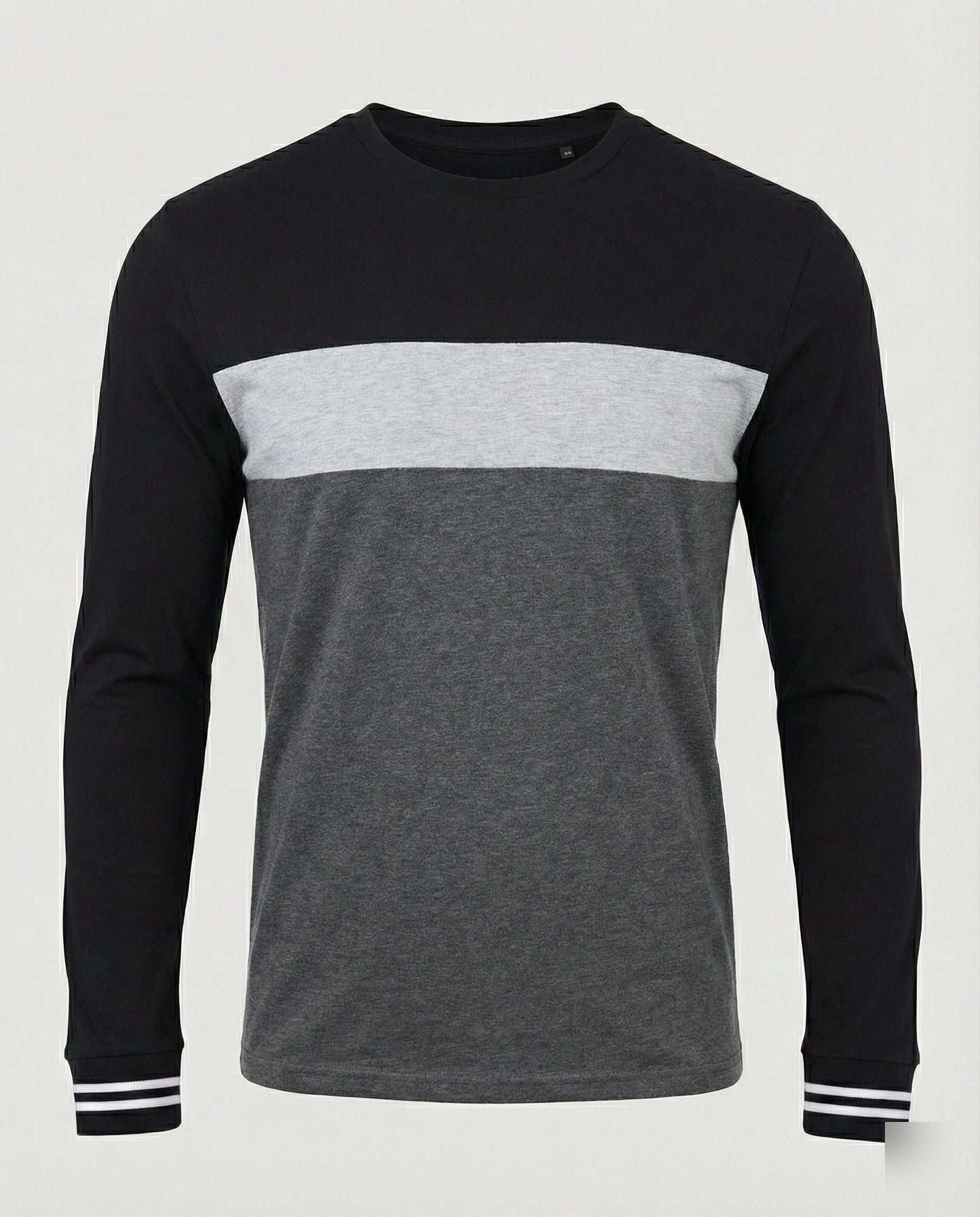 Herren Langarmshirt Sportlich Bequem Modern