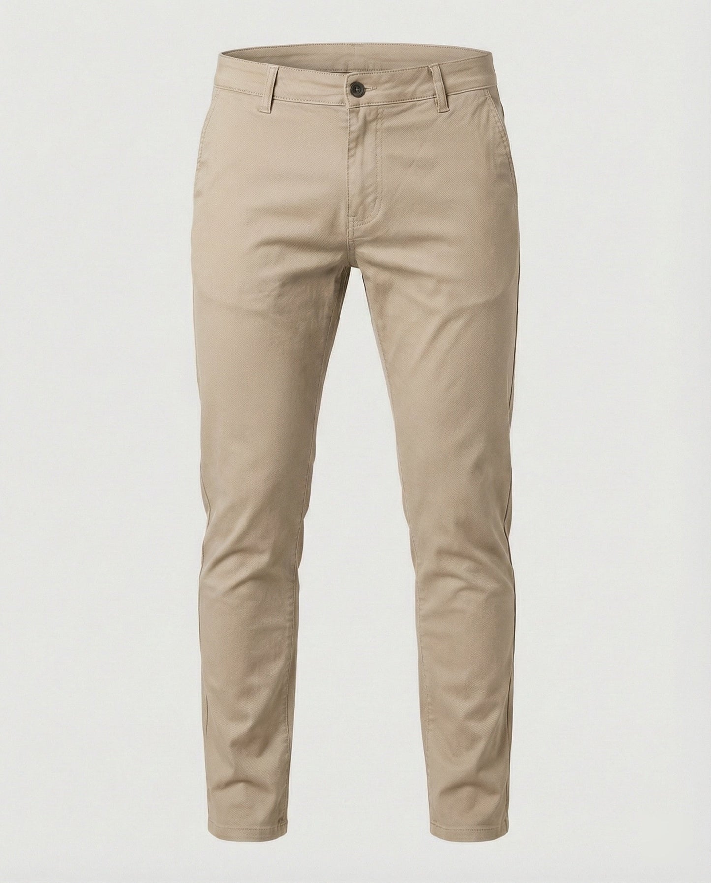Herren Chino Slim Fit Hose Elastisch Bequem
