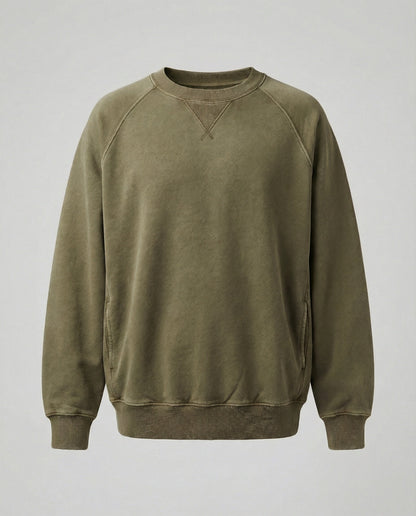 Kaschmir Sweatshirt V-Ausschnitt Bequem Freizeit