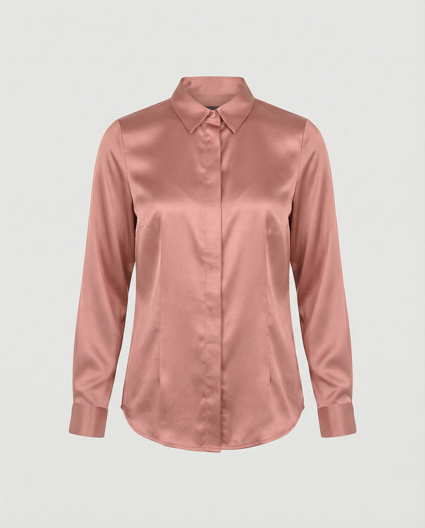 Elegante Damen Bluse Satin Klassisch