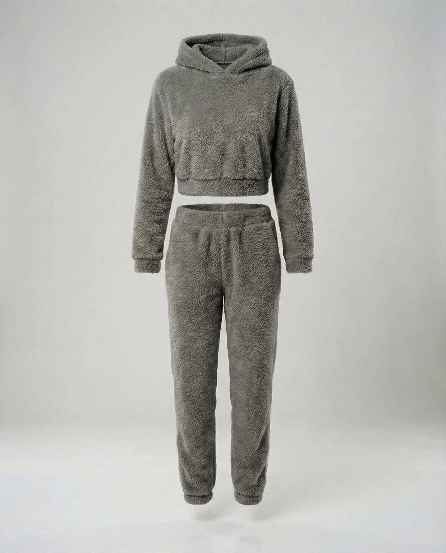 Damen Loungeanzug mit Cropped Jacke Damen Bekleidung