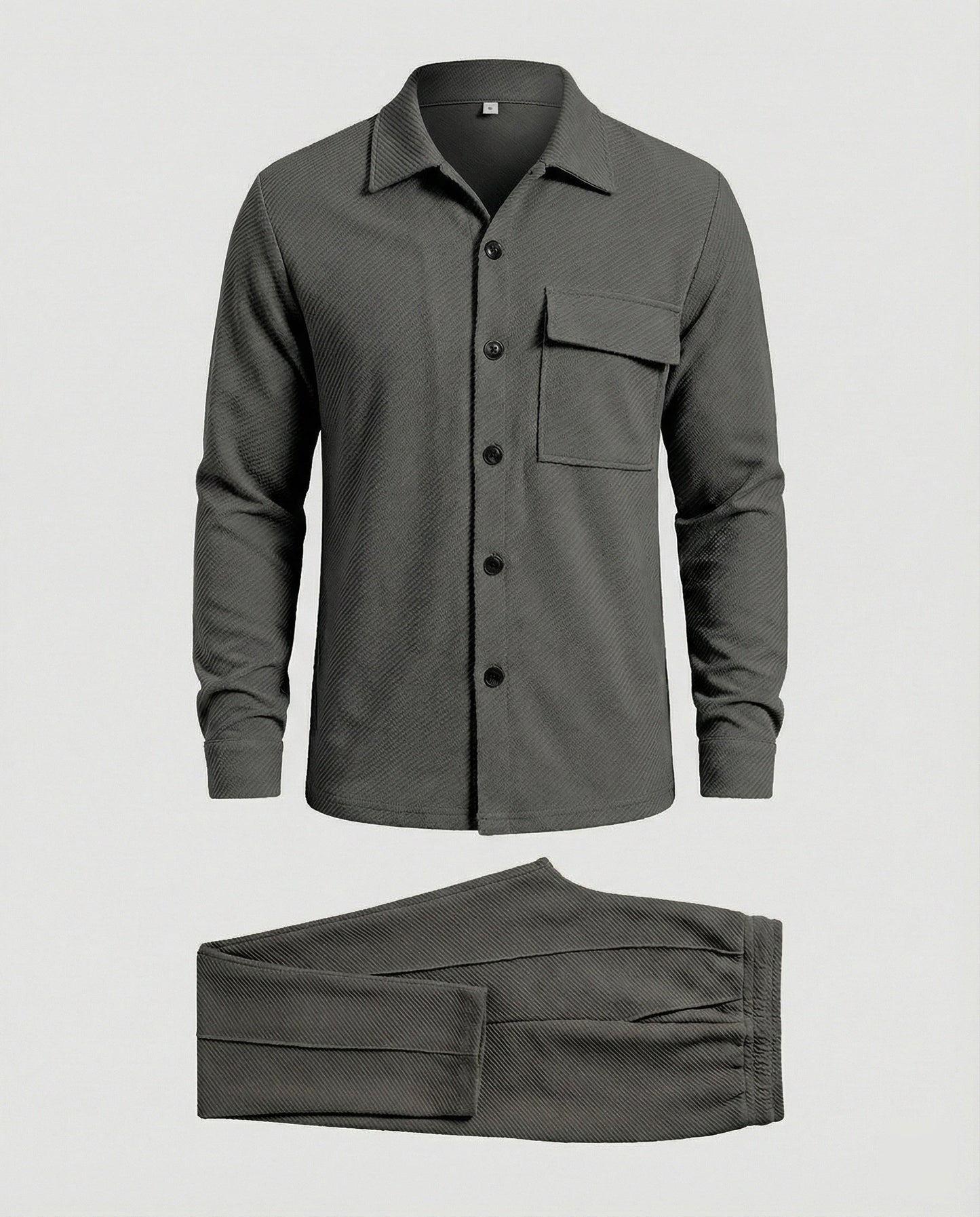 Herren Cardigan Strukturiert Modern Großkaros