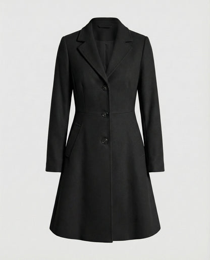 Damen Blazer Lang Elegant Tailliert Modern