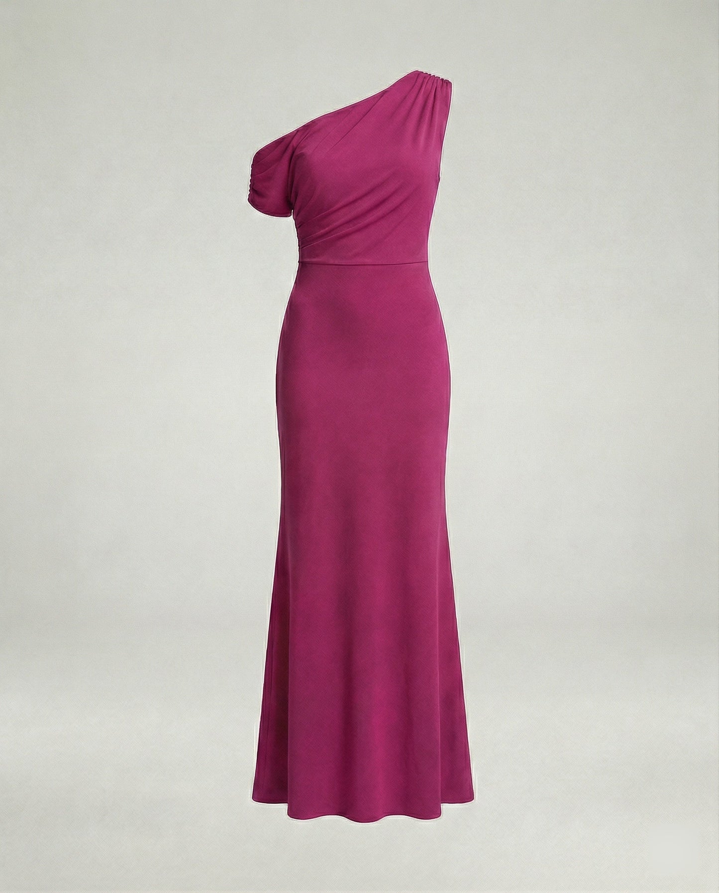 Elegantes Abendkleid Figurbetont Asymmetrisch Lang