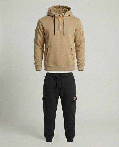 Herren Sportbekleidung Set Hoodie Jogginghose Funktionsshirt