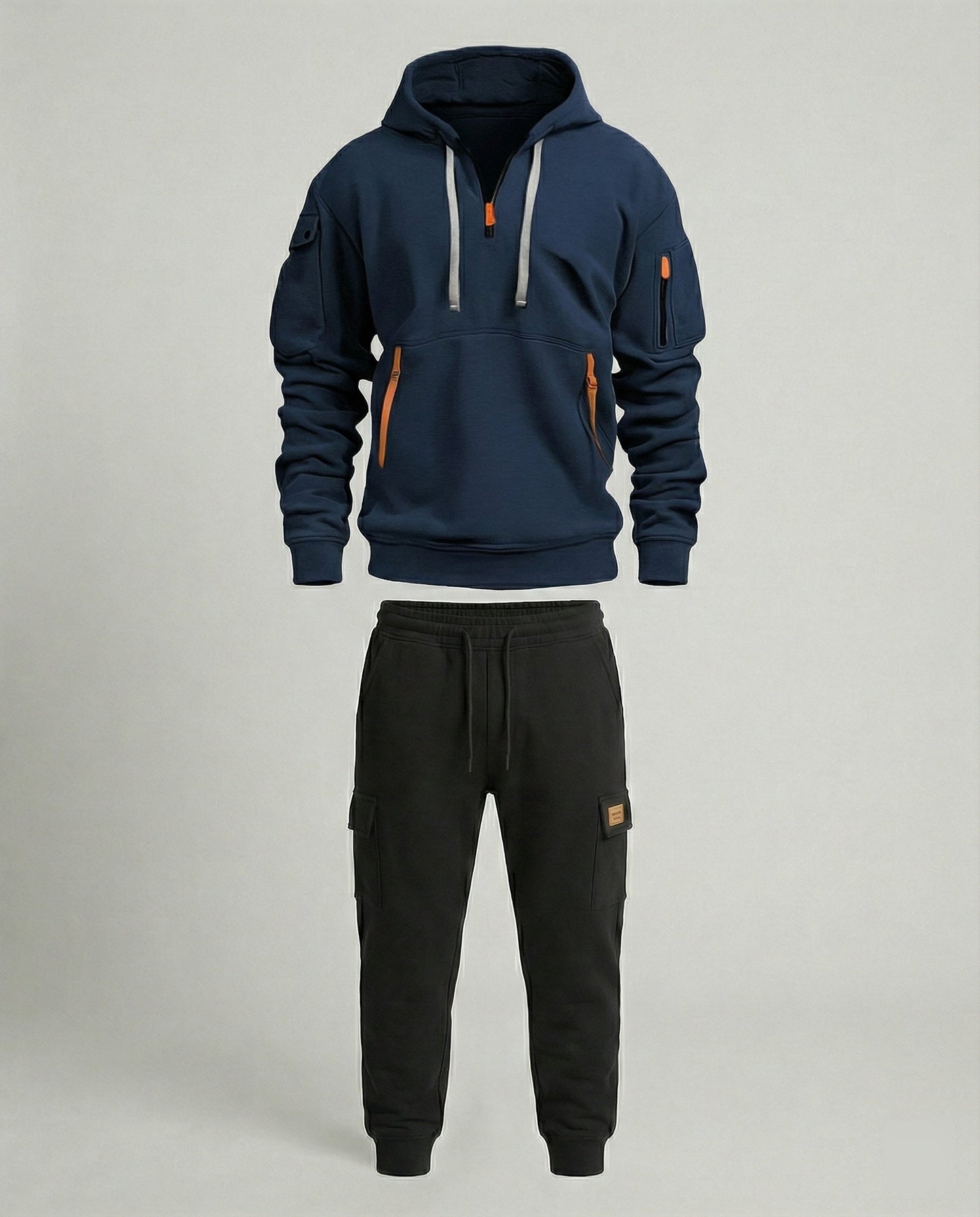 Herren Sportbekleidung Set Hoodie Jogginghose Funktionsshirt