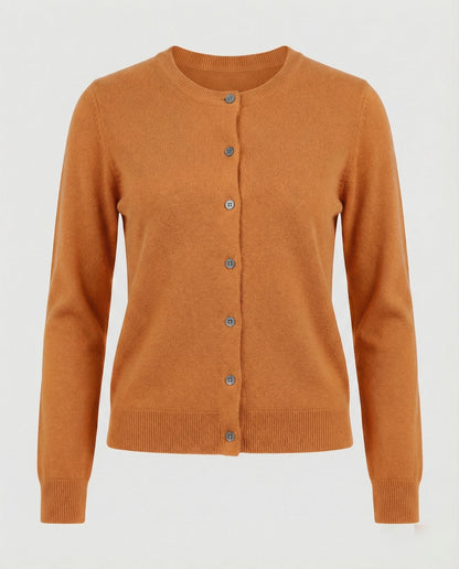 Damen Cardigan Weich Feinstrick Mit Knöpfen Elegант
