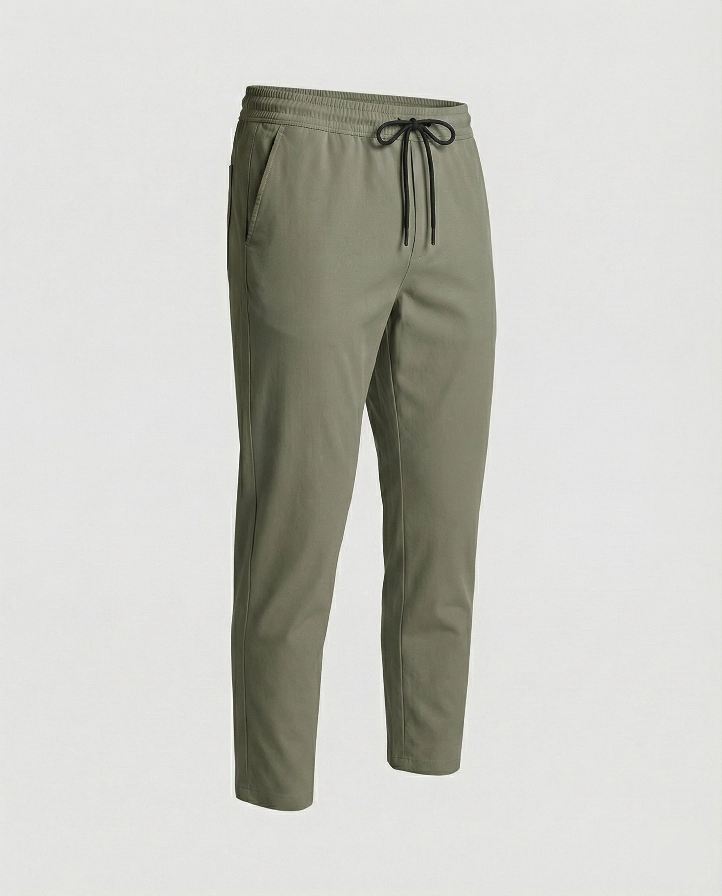 Herren Hose Leicht Bequem mit Verstellbarem Bund und Seiten Taschen