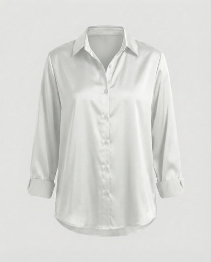 Damen Bluse Top Elegant Kurzarm