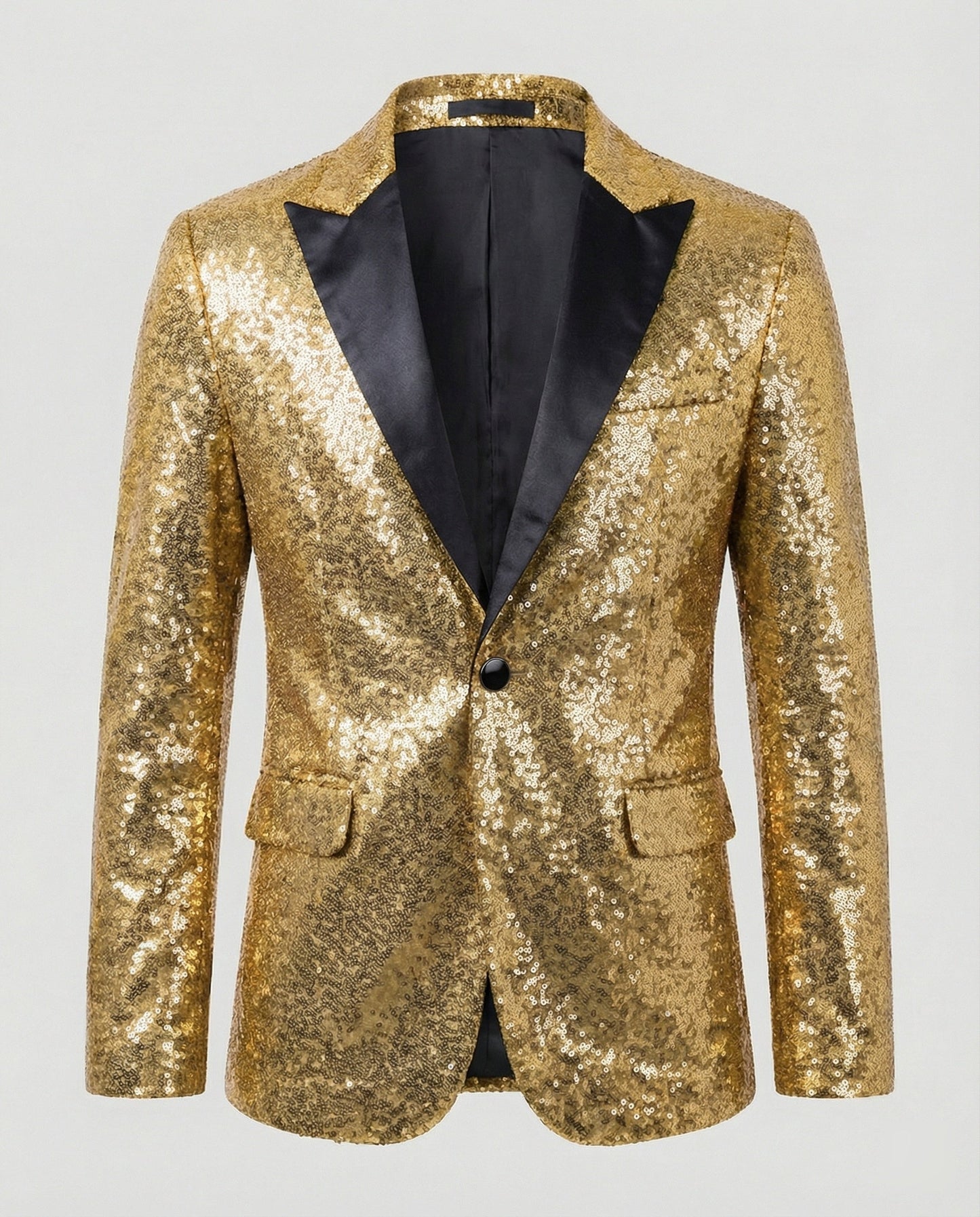Glamour Blazer Pailletten Damen Jacke