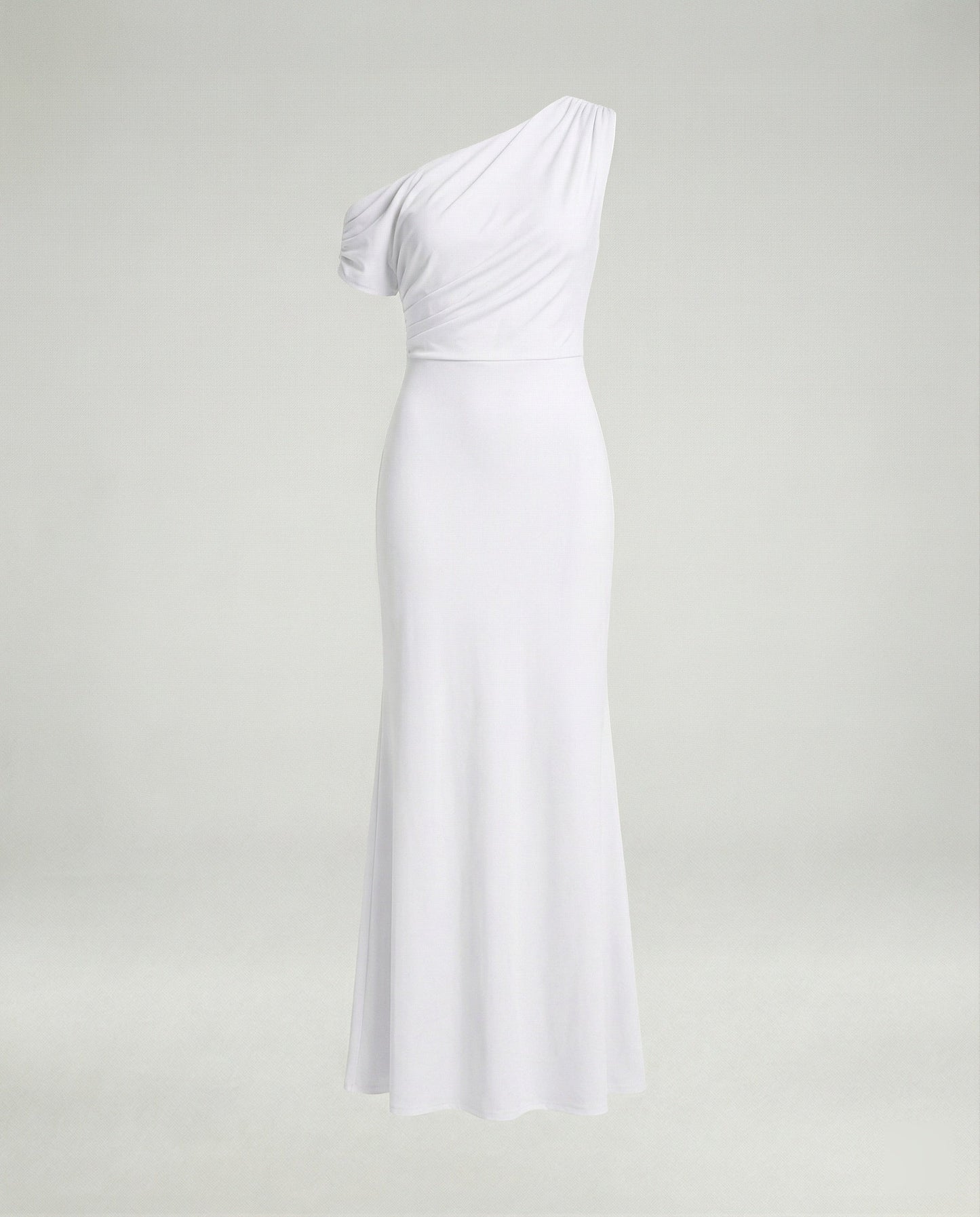 Elegantes Abendkleid Figurbetont Asymmetrisch Lang