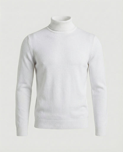 Weiche Merinowolle Rollkragenpullover Warm