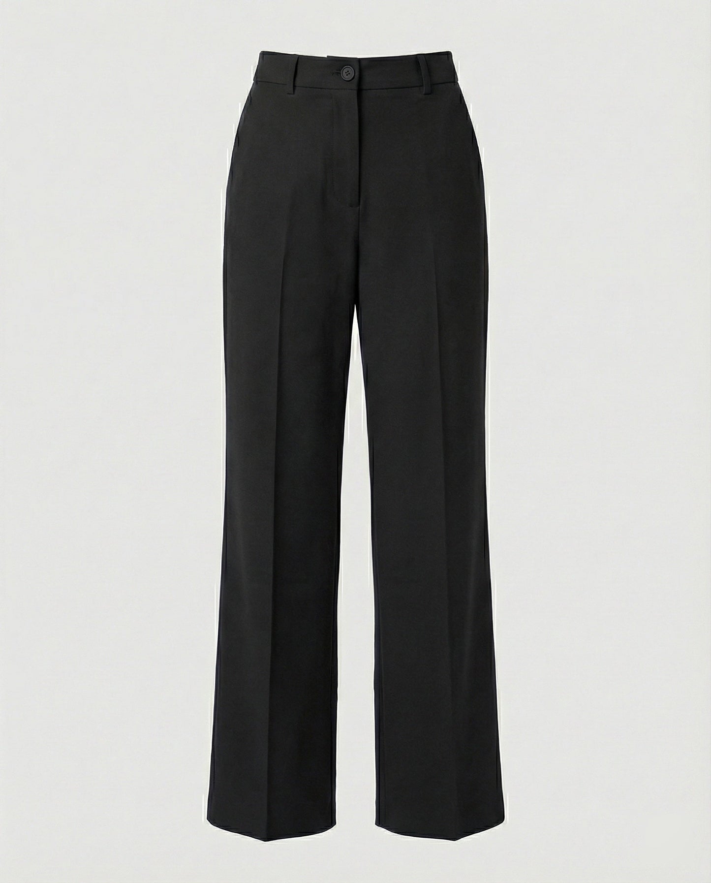 Damen Hose Weite Bequem Hochtailliert Komfort