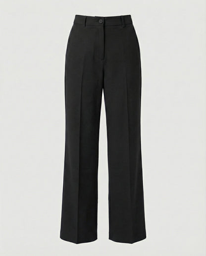 Damen Hose Weite Bequem Hochtailliert Komfort
