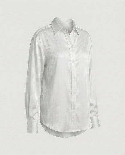 Damen Bluse Streifenmuster Elegant Damenoberteil
