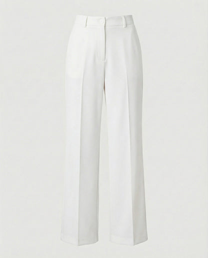 Damen Hose Weite Bequem Hochtailliert Komfort