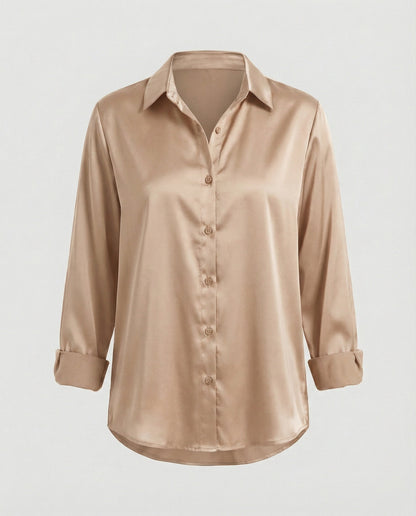 Damen Bluse Top Elegant Kurzarm