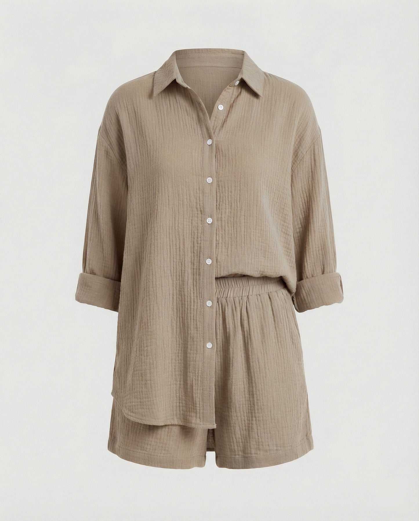 Damen Langarmbluse Oversized Groß